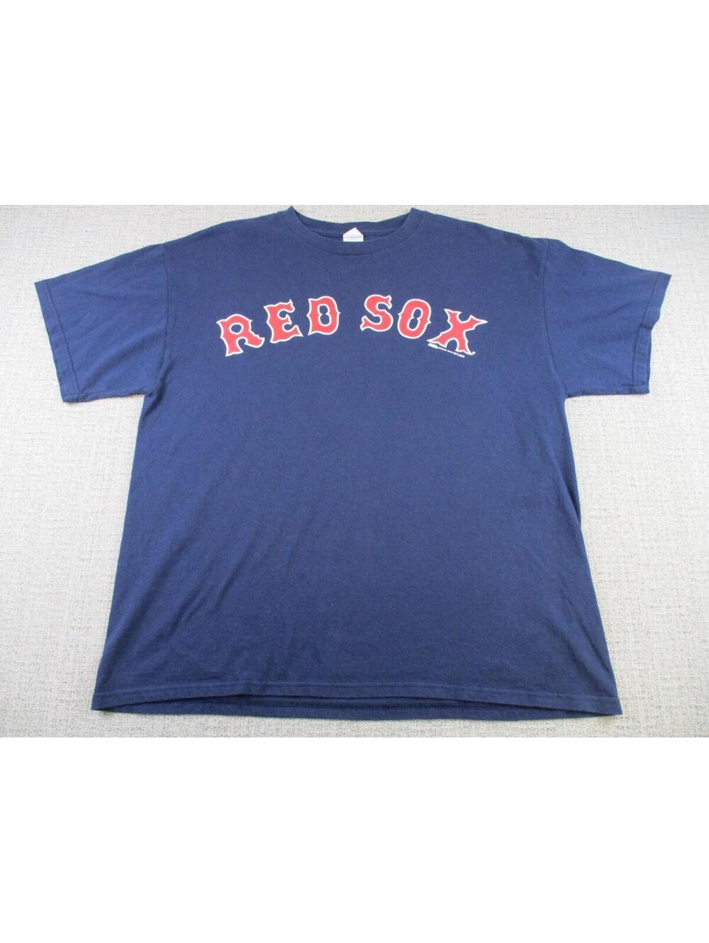 VINTAGE Boston Red Sox Shirt Men X Large Retro Y2K Throwback Graphic Logo Fenway